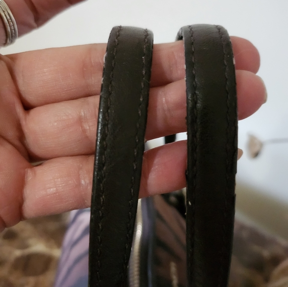 EUC Coach Satchel, animal print - Picture 6 of 12